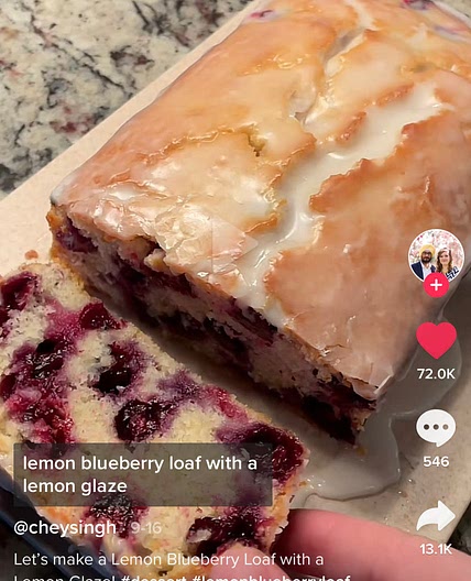 Lemon Blueberry Loaf