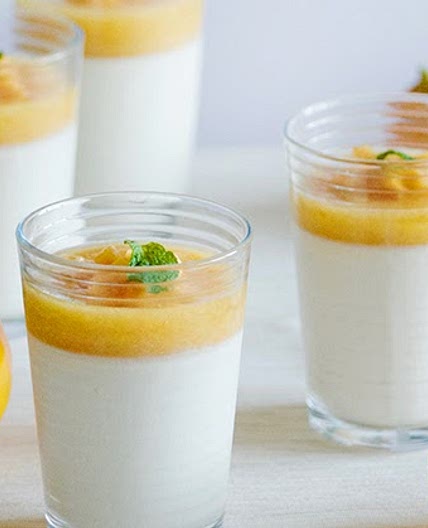 Persimmon Panna Cotta
