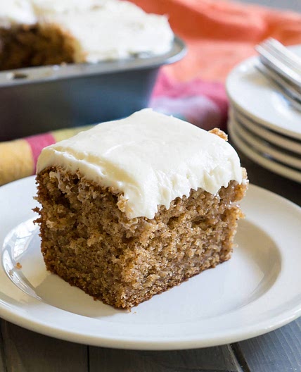 Old Fashioned Spice Cake with Cream Cheese Frosting