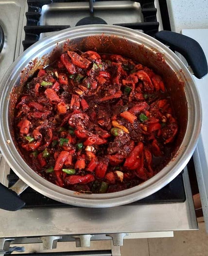 Spicy Curried Chillies