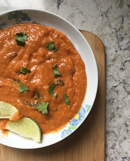 Coconut Tomato Kale Soup