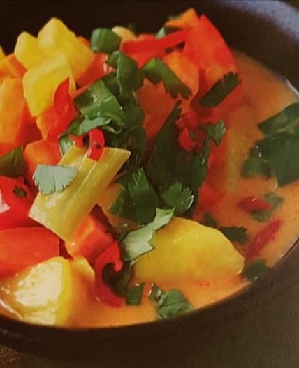 Süßkartoffel Paprika Curry