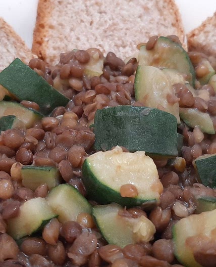 Lenticchie e zucchine