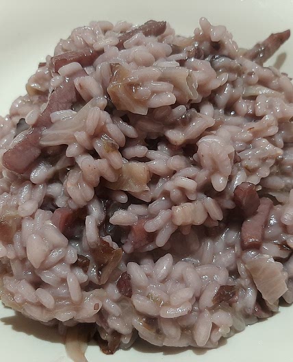 Risotto speck e radicchio
