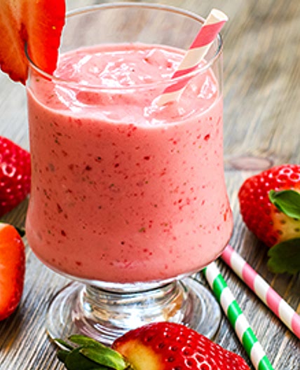 Strawberries and Cream Slushy