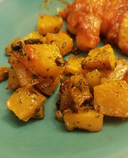Garlicky Roasted Butternut Squash