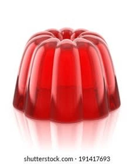 Red jello beef gelatin