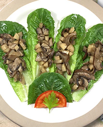 Parsnip and Shiitake Lettuce Cups