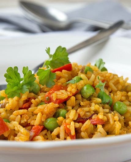Curryreis mit Gemüse