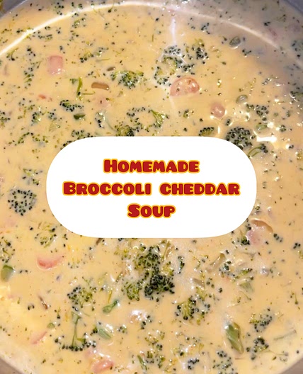 Homemade Broccoli Cheddar Soup🤎🍁🍂