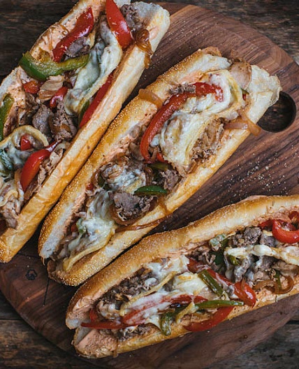 Sous-marins à la viande et au fromage à raclette