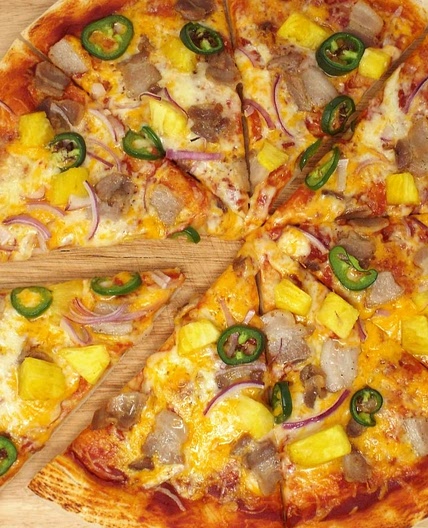The Homemade Hawaiian Pizza