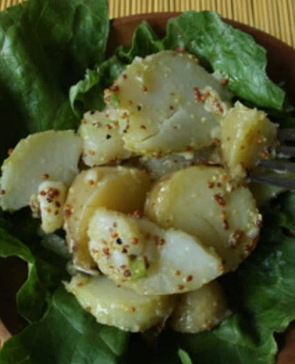 Potato Salad with Grainy Mustard and Apple Cider Vinaigrette Recipe