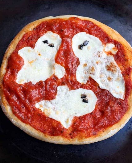 Mini Halloween Pizzas