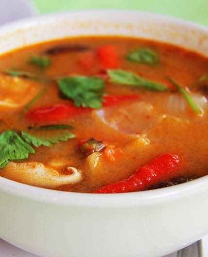 Rotes Garnelen Curry