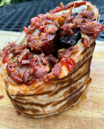 Full English Breakfast Burrito