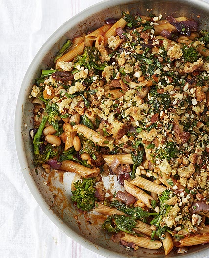 Vegan Mediterranean Gratin with Almond Breadcrumbs