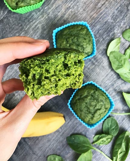 Sweet Spinach Muffins