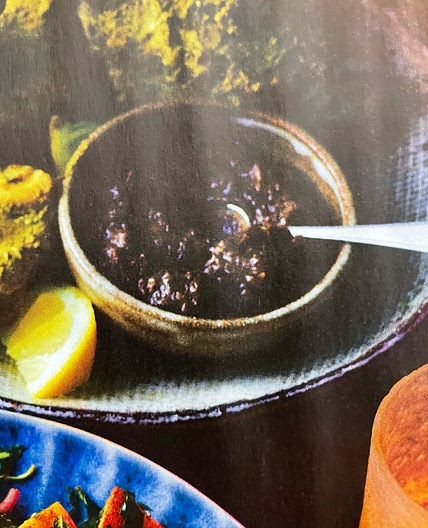 Pickled walnut chutney