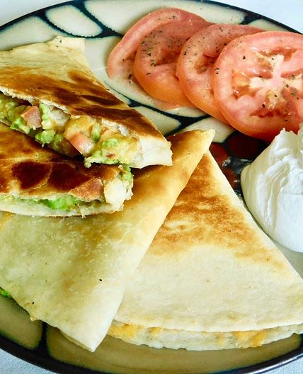 Avocado Tomato Quesadilla
