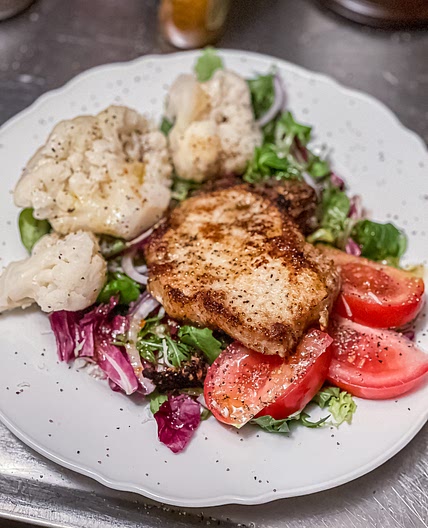 Butter Braised Pork Chops