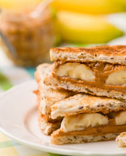 Grilled Peanut Butter and Banana Sandwich