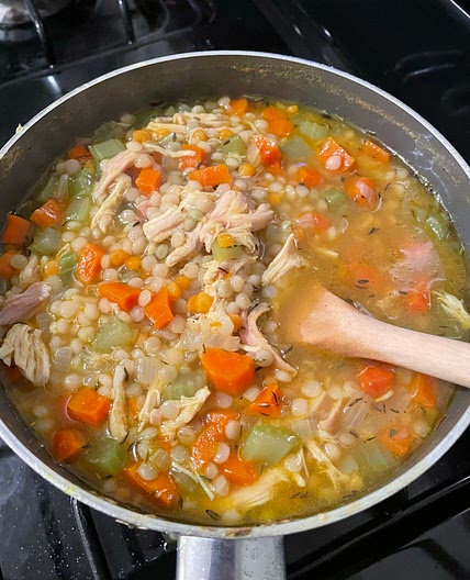 Chicken Couscous Soup 