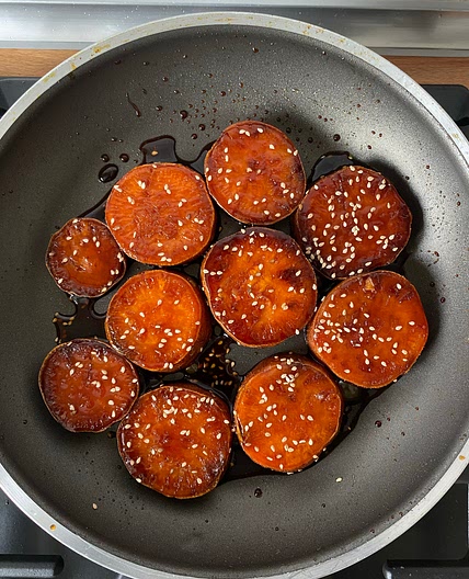 Carmelized Sweet Potatoes