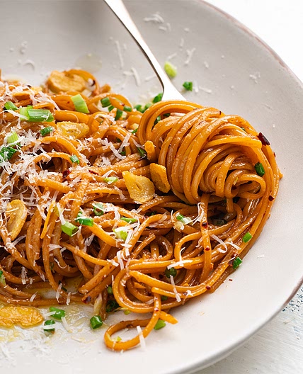 Spicy Garlic Butter Linguini