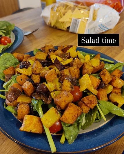 Roasted Sweet Potato Salad