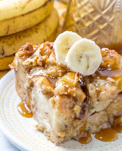 Best banana bread pudding