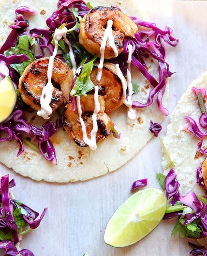 Sriracha Shrimp Tacos