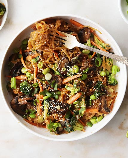 Spicy Tahini Kelp Noodles
