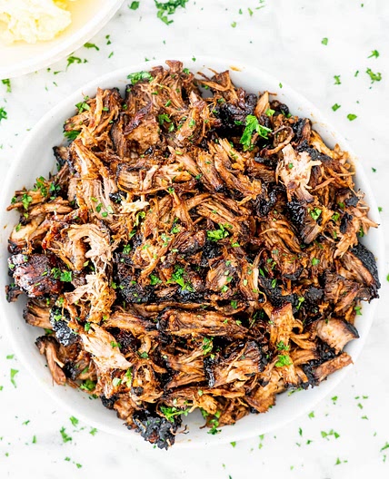 JoCooks.com's Brown Sugar Balsamic Pulled Pork