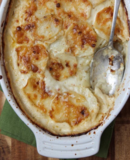 Four Cheese Garlic Scalloped Potatoes