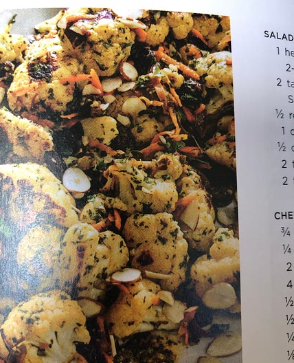 North African cauliflower salad with Chermoula 