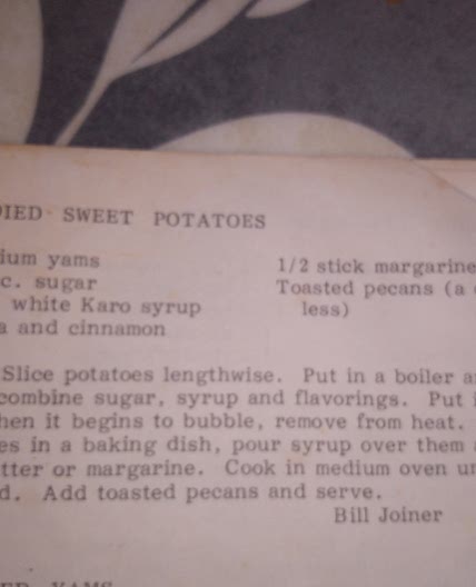 Candied Sweet Potatoes