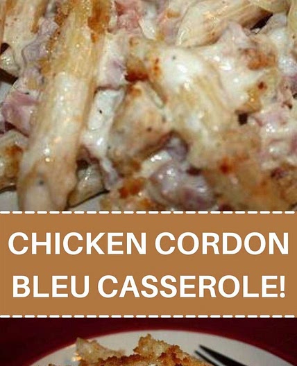 CHICKEN CORDON BLEU CASSEROLE!