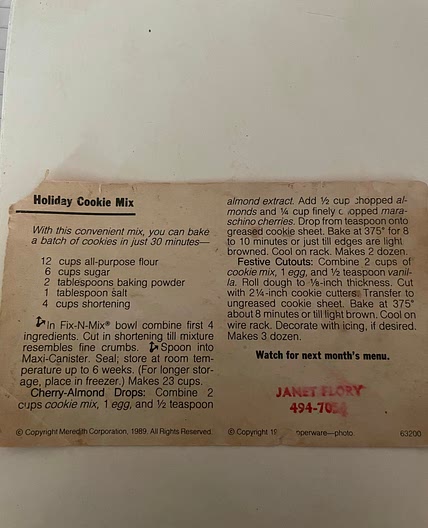 Sugar cookies 