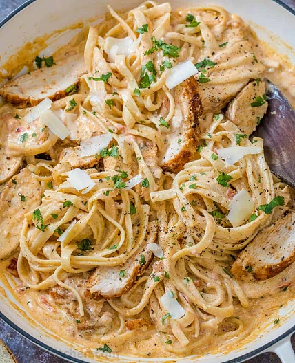 Creamy Cajun Chicken Pasta