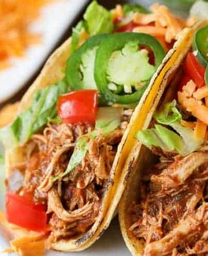 Instant Pot Chicken Tacos