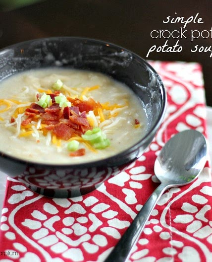 Simple Crockpot Potato Soup