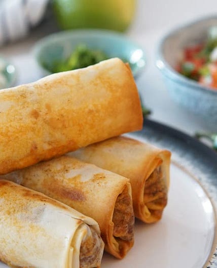 Baked Taco Egg Rolls
