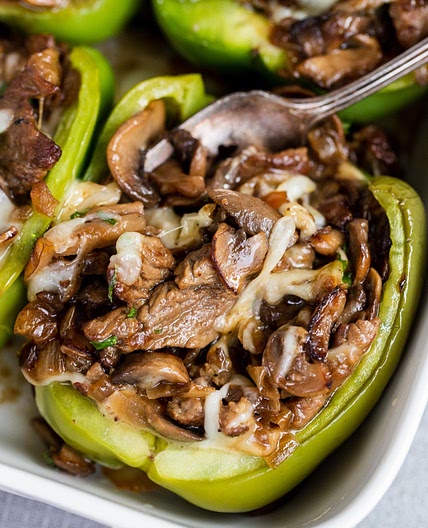 philly cheesesteak stuffed peppers