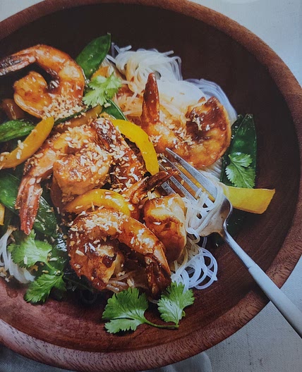 Toasted Coconut Shrimp & Noodle Bowls
