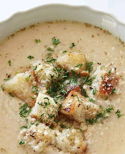 Garlic Bread Soup