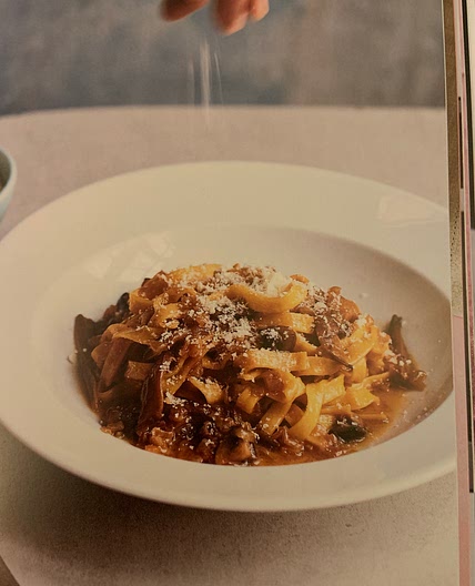 GALETTI. Mixed mushroom pasta with Marmite 