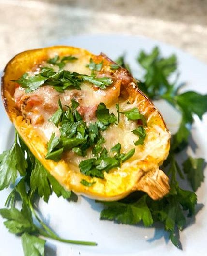 Bolognese Stuffed Spaghetti Squash
