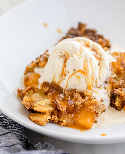 Peach Dump Cake