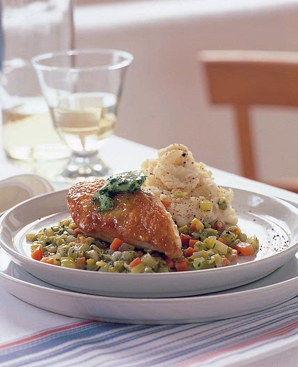 Pot-Roasted Chicken with Herby Garlic Butter - Ainsley Harriott